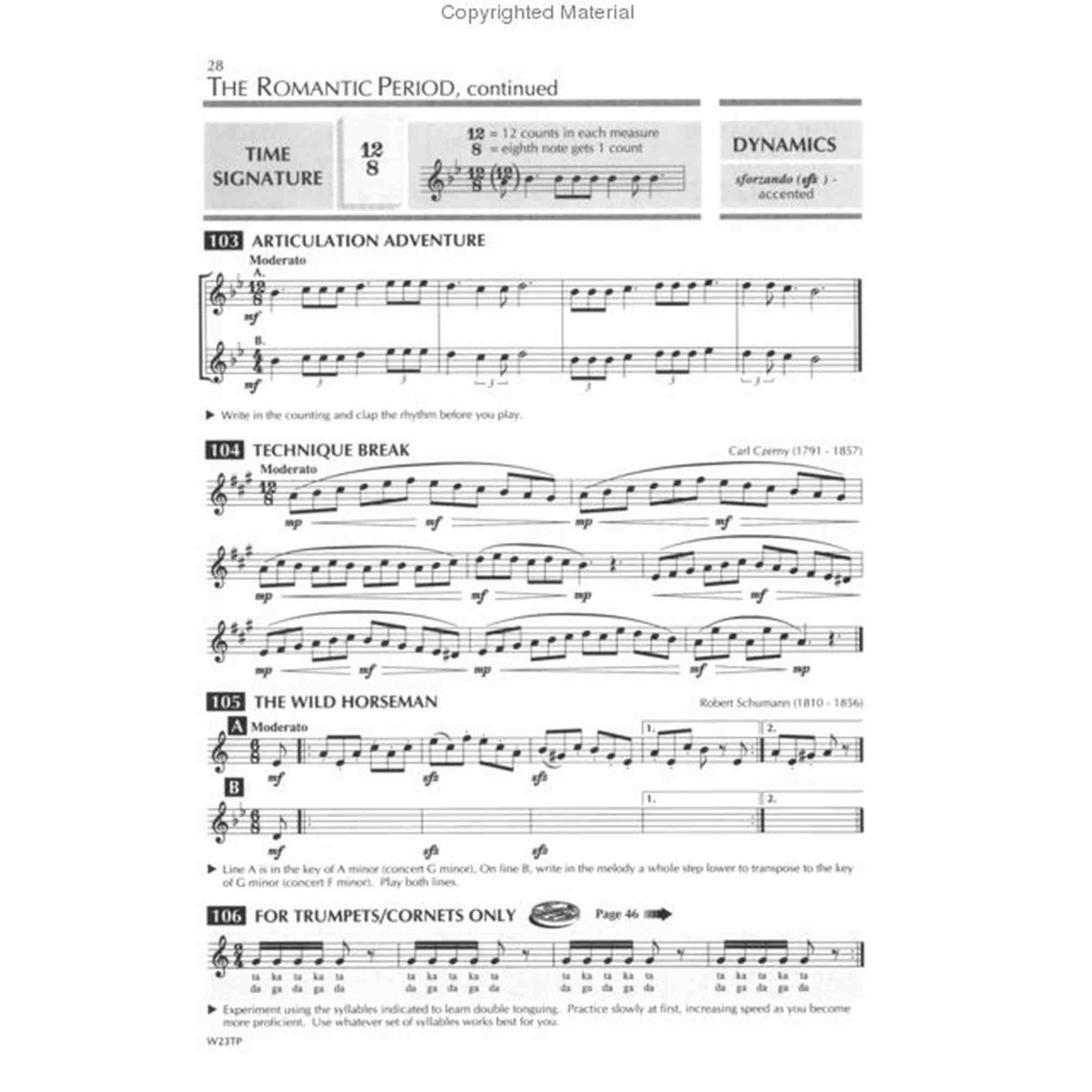 Standard of Excellence, Book 3: Trumpet/cornet, Comprehensive Band Method