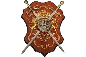 Forgemith Wall Art Decor: Fierce and Elegant Medieval Sword for Home and Business