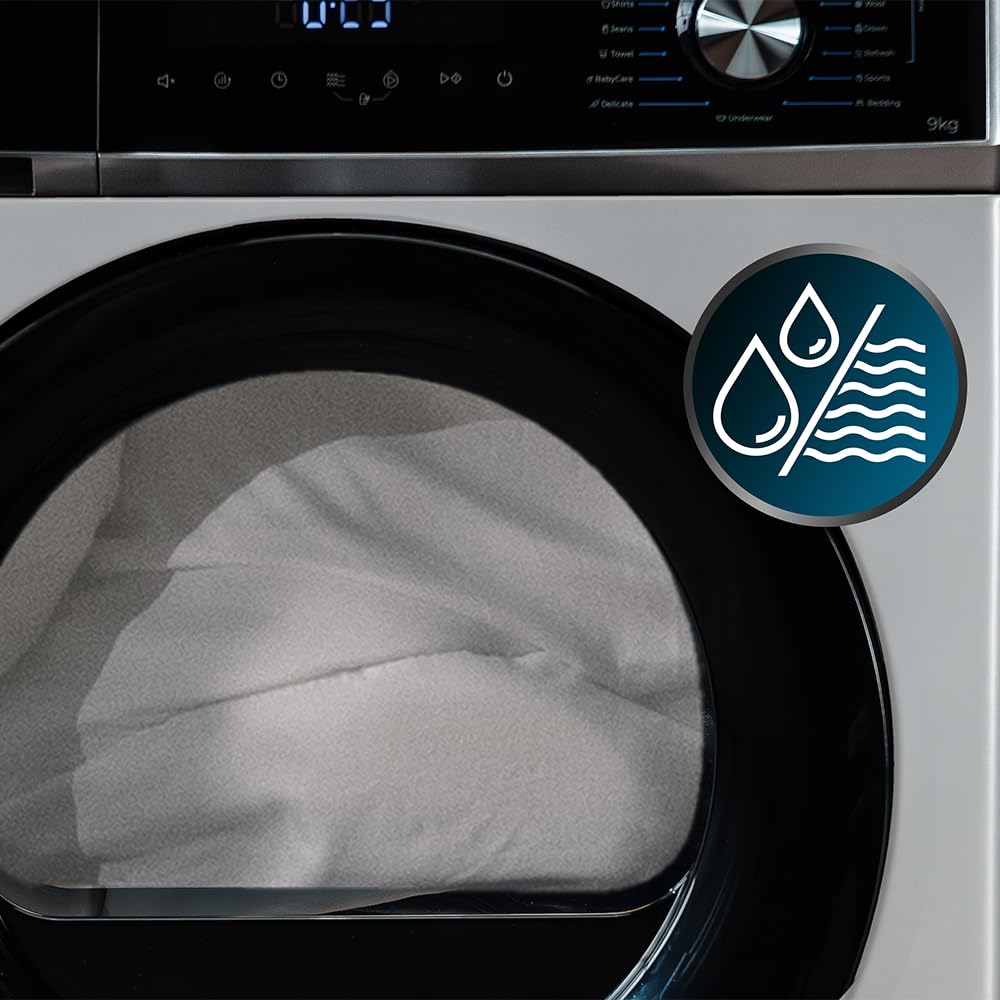 Cecotec Asciugatrice 8 Kg Pompa di Calore Bolero Dresscode Dry 8330. Classe A++, 15 Programmi, Funzioni come Asciugatura Automatica, Stiratura Facile, Stop&Go, Avvio Ritardato, KidLock, Bianco