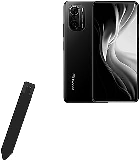 BoxWave Stylus Pouch Compatible with Xiaomi Mi 11i - Stylus PortaPouch, Stylus Holder Carrier Portable Self-Adhesive for Xiaomi Mi 11i - Jet Black