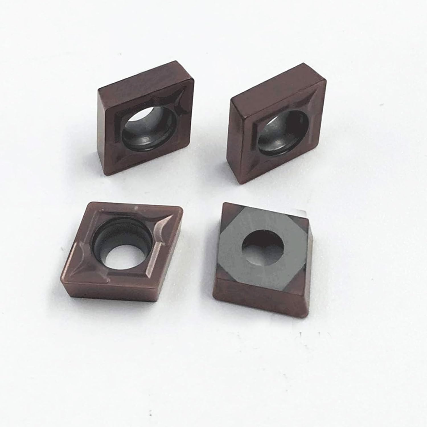CCMT21.51 CCMT060204 DCMT21.51 DCMT070204 Carbide Turning Inserts,CCMT Insert DCMT Insert Mutilayer Coated Lathe Replacement Inserts for Lathe Turning Tool Holder — Amazon image 3