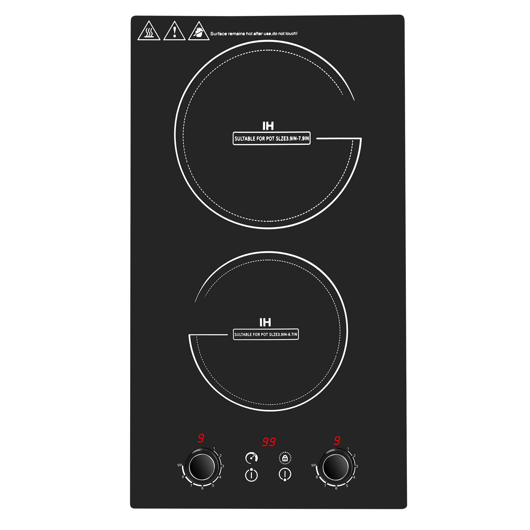 2 Burner Induction Cooktop