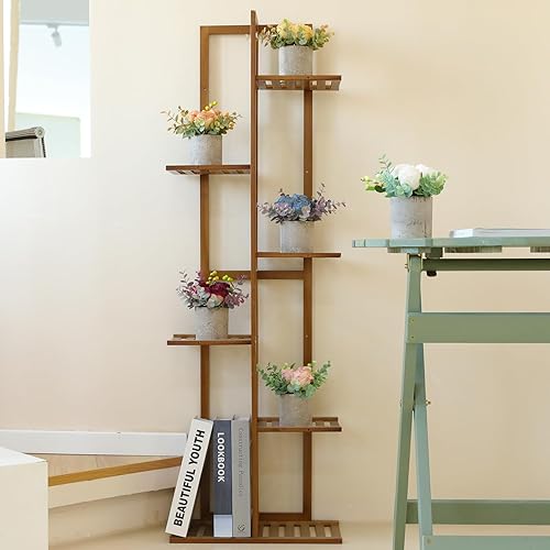 Miniatura 4 de Flores artificiales en maceta, mini plantas artificiales para decoración de interiores, rosas falsas para el hogar, baño, cocina, oficinas, centros