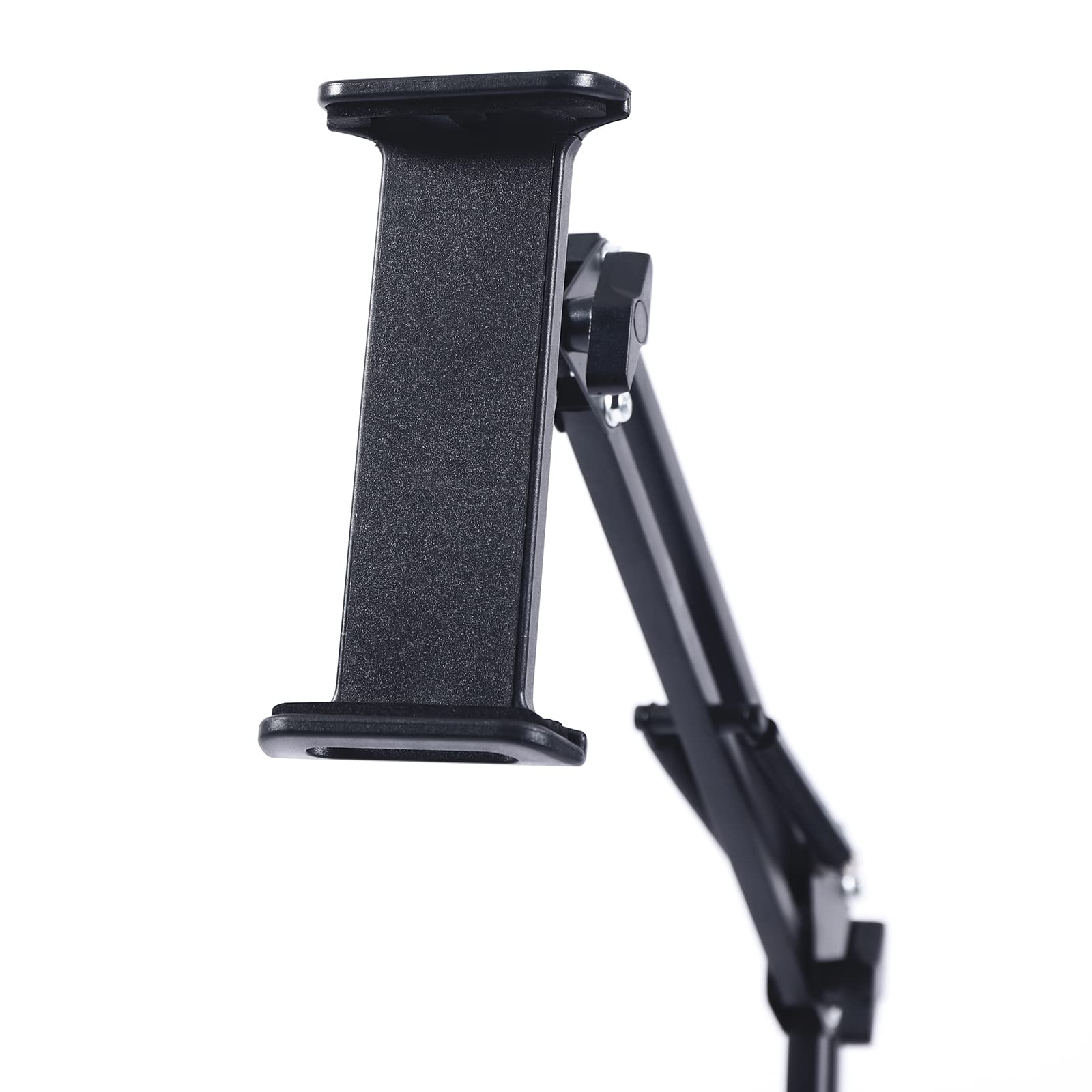 Uchwyt na telefon komórkowy, stojak na tablet, obracany o 360°, uchwyt na tablet, 135 cm, stojak podłogowy, metalowy uchwyt na tablet, wielofunkcyjny stojak na telefon komórkowy