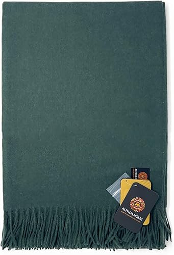 Miniatura 9 de Alpaca Home - Manta 100% de lana de alpaca para bebé, totalmente natural, hipoalergénica y libre de alérgenos para decoración del hogar o viajes, 51