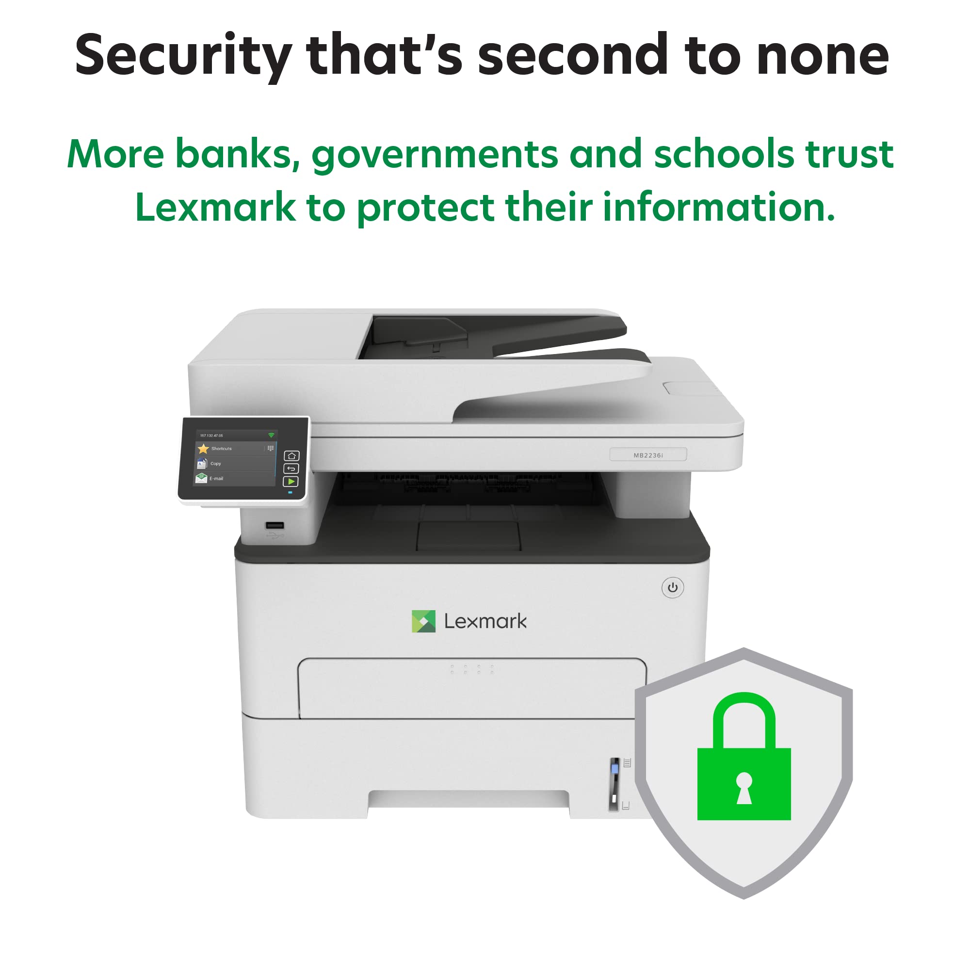 Multifonction laser Lexmark monochrome wifi 34 PPM