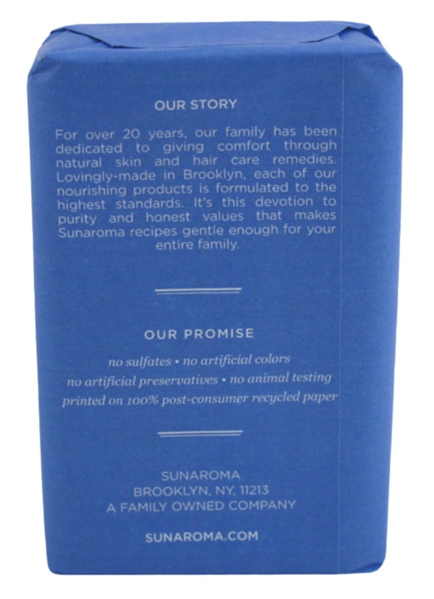 Sunaroma Soap Bar Goats Milk Shea Butter + Honey 8 Ounce (Pack of 6)