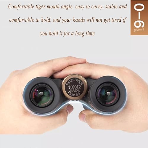 Miniatura 8 de telescopio Profesional para ver planetas Binoculares para caza de mano de alta potencia de alta definición impermeable gran angular prismáticos,