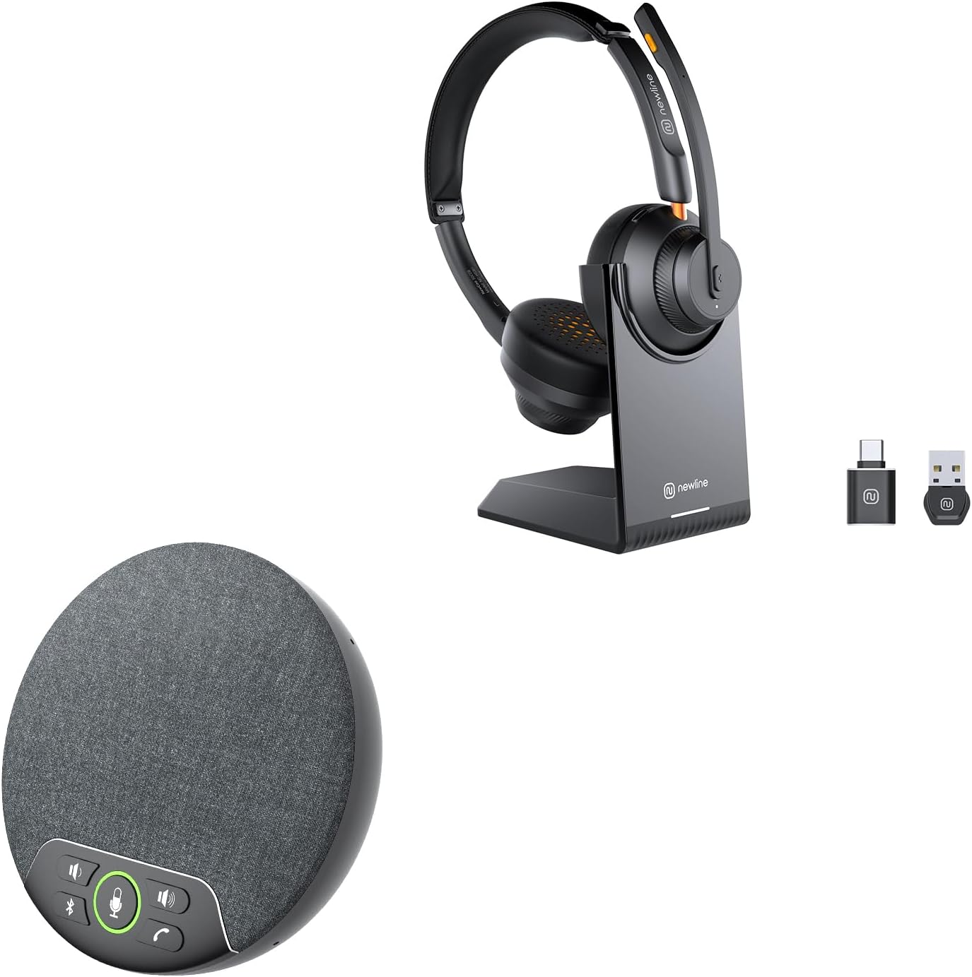 Wireless Headsets & Conference Speaker and Microphone