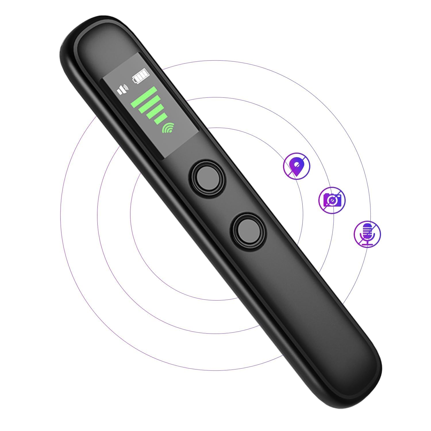 NALACAL Hidden Camera Detector, GPS Tracker Finder RF Signal Detector Wireless Bug Detector Surveillance Camera Finder Counter Surveillance Equipment Wireless Signal Detector for Home Office Travel