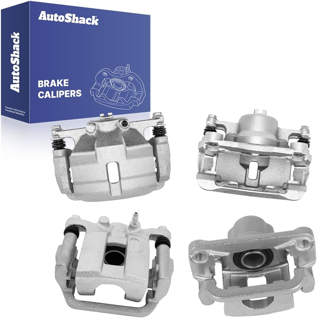 AutoShack Front & Rear Brake Calipers Replacement for 2008-2013 Nissan Rogue 2014-2015 Nissan Rogue Select 4-PC Set