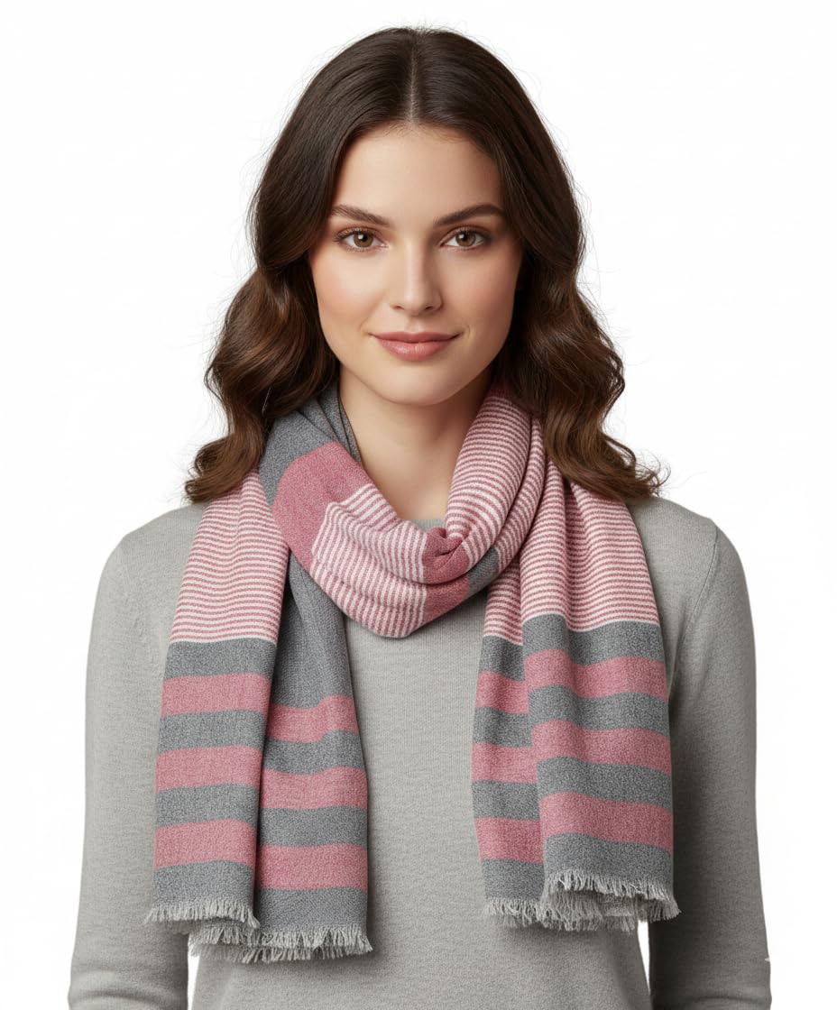 Women's Winter Stole/Scarf - Soft Viscose, Warm & Stylish Accessory for Cold Weather | Cozy Neck Cover-image-32