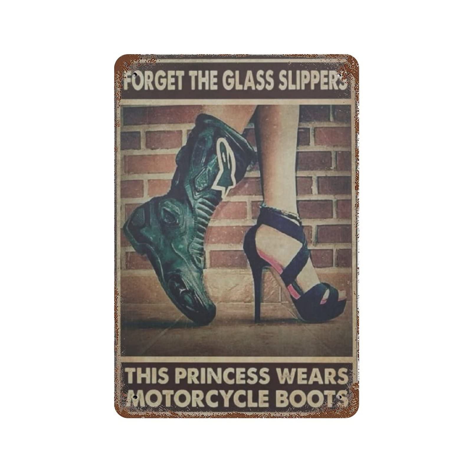 AOOEDM Boots Vintage Metal Sign Tin Sign for Home Bar Pub Kitchen Man Cave Tin Sign Wall Decor Poster Wall Plaque