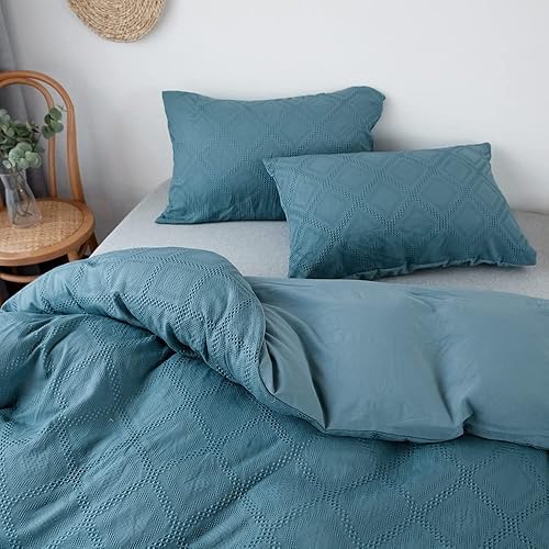 Miniatura 3 de King (102 x 90 pulgadas, juego de edredón de 3 piezas de color sólido, juegos de cama alternativos suaves y ligeros
