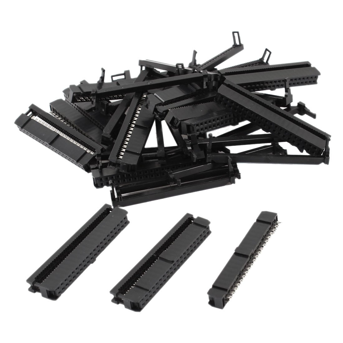 uxcellSourcingmap 15 Pcs IDC Cable Connector FC-40P 40Pin Female Header 2.54mm Pitch