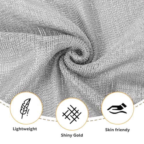 Jeffdad Women Shawls and Wraps for Evening Dress, Sparkling Shawls Wraps for Evening Dresses Party Wedding Bride Bridesmaid 6