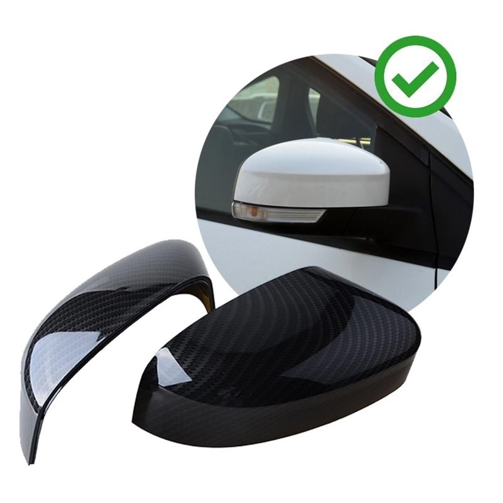 Specchietto retrovisore dell'automobile Per FOCUS MK3 2012-2018 Per Mondeo Per MK4 Facelift 2010-2014 Accessori per auto Copertura specchietto retrovisore laterale(1)