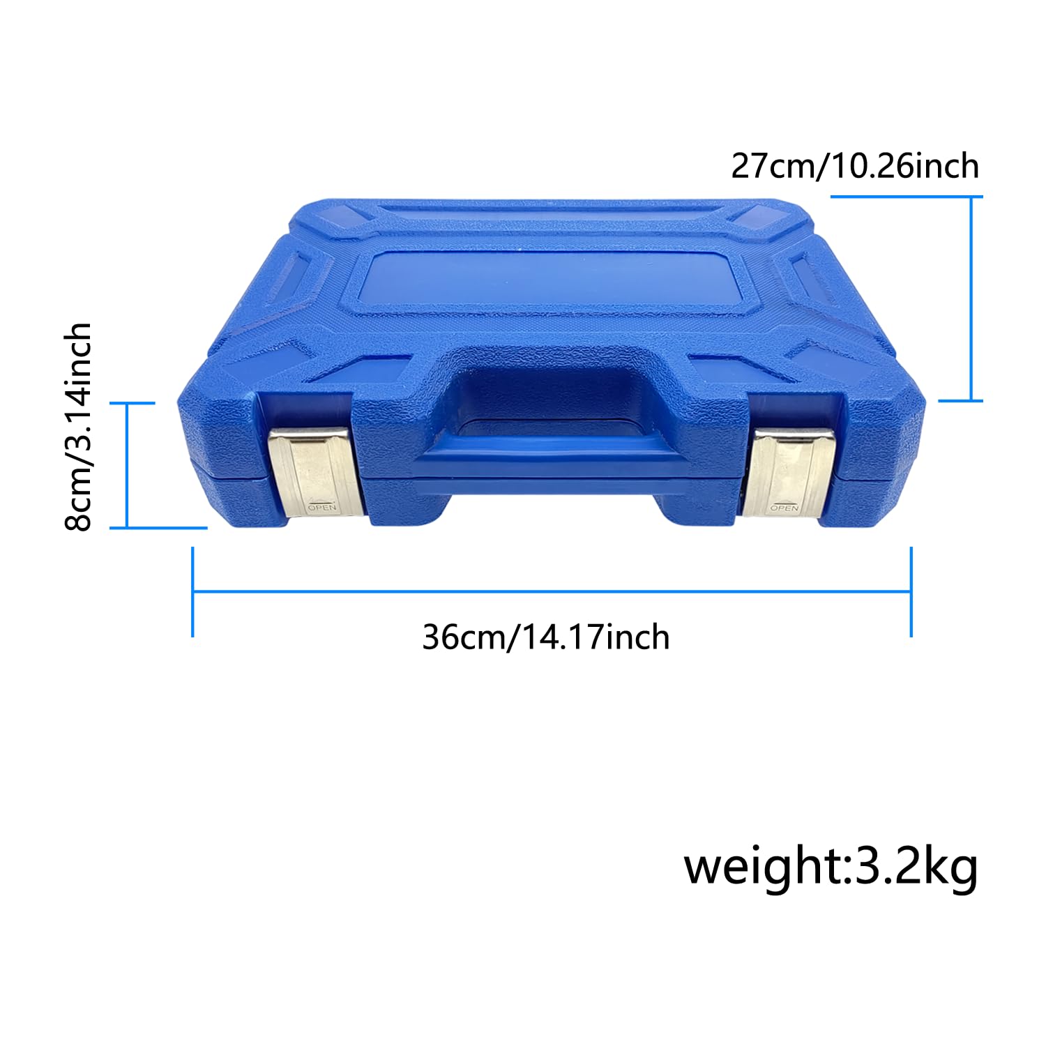 ZKTOOL AC R1234YF R134A Gauge Set, Automotive 4 Valve Manifold Gauge,6PC Refrigerant Adapter Compatible with R1234YF R134A and R404A R410A R22 Refrigerant,Works on Car Freon Charging and Evacuation.
