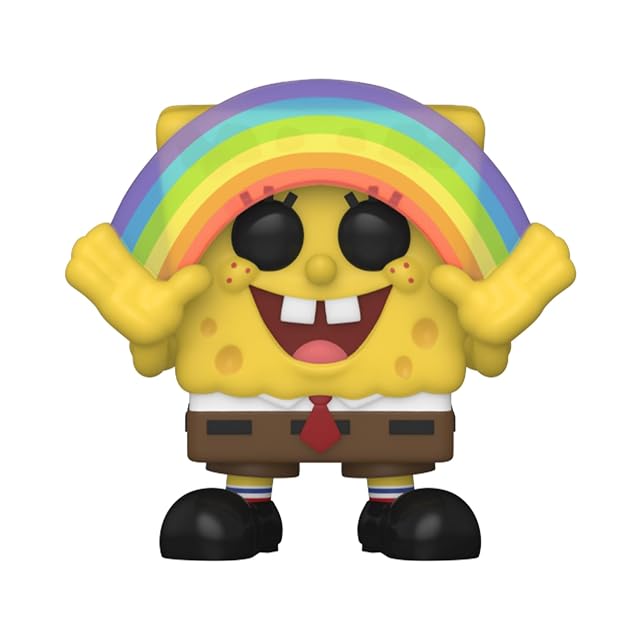 Foto 4 de 8 de Funko Pocket Pop! & tee: Spongebob Squarepants - SB with Rainbow - para Chicos - Large - (L)