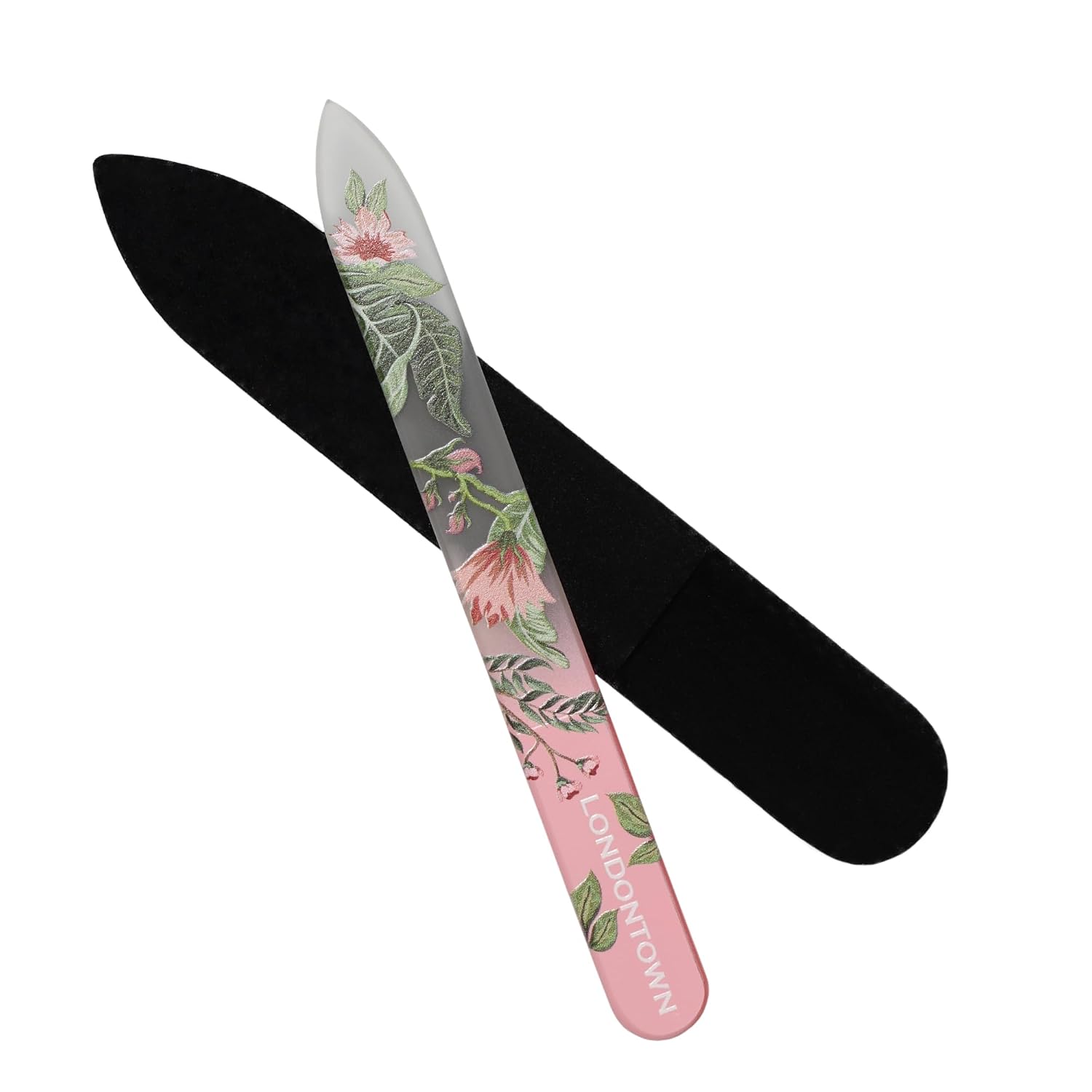 LONDONTOWN Safara Glass Nail File - Professional Manicure Tool