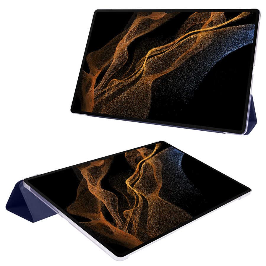 Coverzone Xiaomi Pad 7 ile uyumlu Kılıf Kalem Koyma Bölmeli Stand Olan Uyku Modlu Suni Deri, Yarı transparan Silikon Arka Yüzey ergonomik yapılı, Attravtive Smart Cover Siyah
