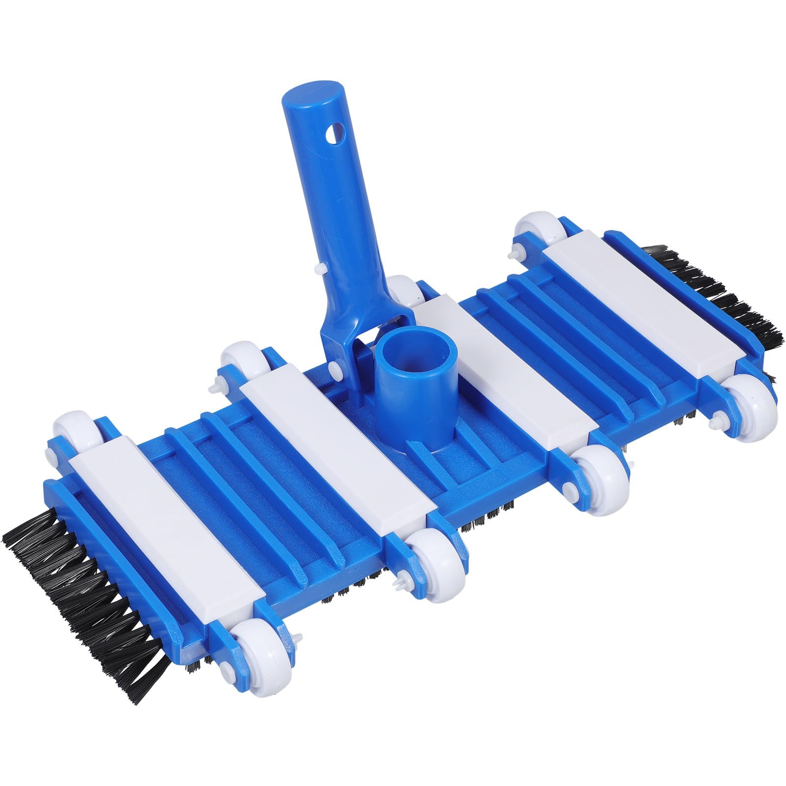 Housoutil Cabezal de Succión para Piscina Cepillo Desmontable, Material PP Resistente y Fácil Limpieza, Adecuado para Mantenimiento y Limpieza de Piscinas