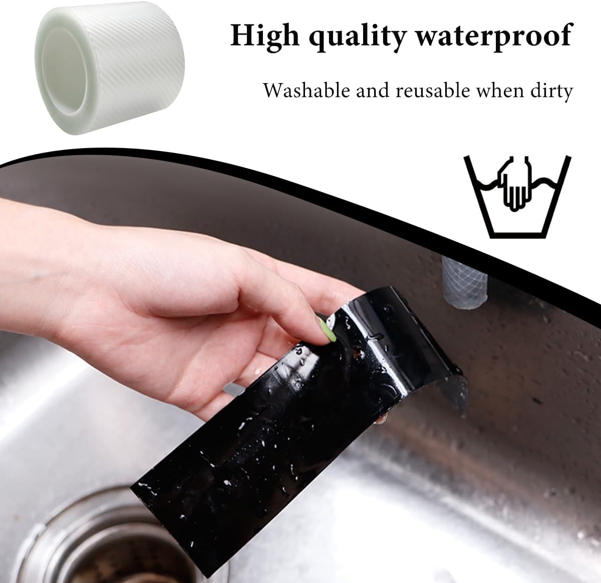 Car Door Edge Guards Door Sill Protector, 4In x 32.8Ft Door Entry Carbon Fiber Vinyl Wrap Film, Anti-Collision Bumper Guard Door Sill Scratch-Resistant Tape for Vehicle