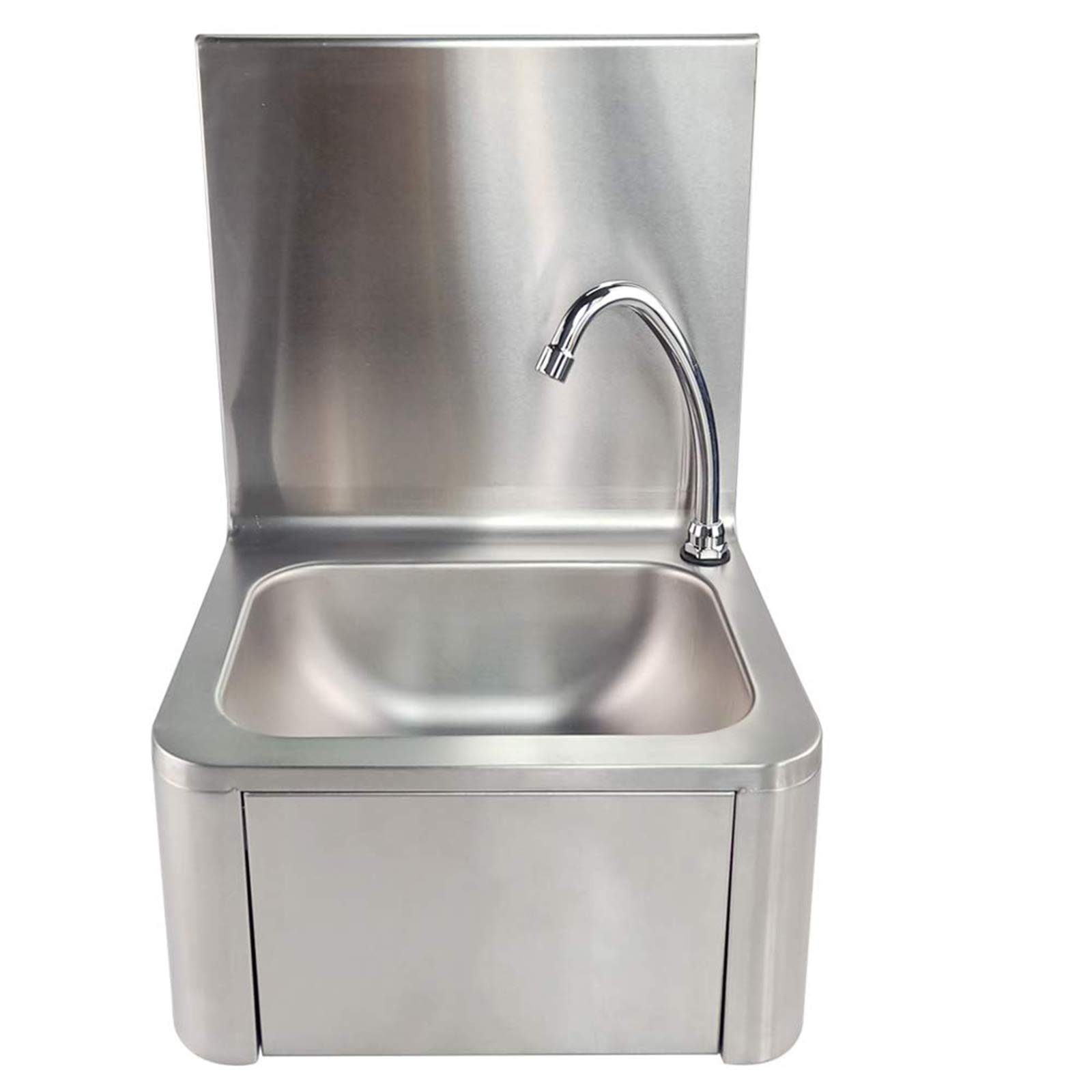 Buy HQSGDMN Commercial Stainless Steel Sink,Kitchen Knee Operated Stainless Steel Hand Wash Sink