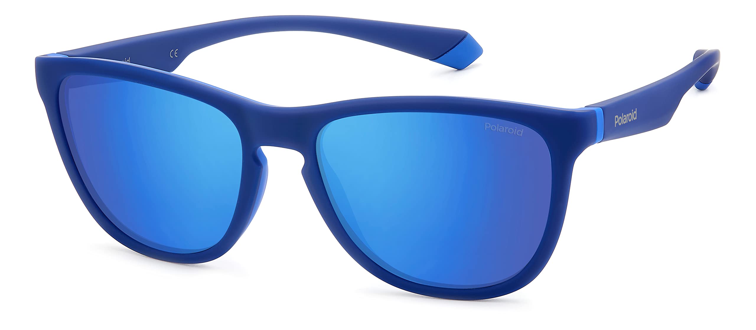 Polaroid Men's  Sunglasses PLD 2133/S ZX9 5X Blue Azure Blue Mirror Polarized , BrandAlley