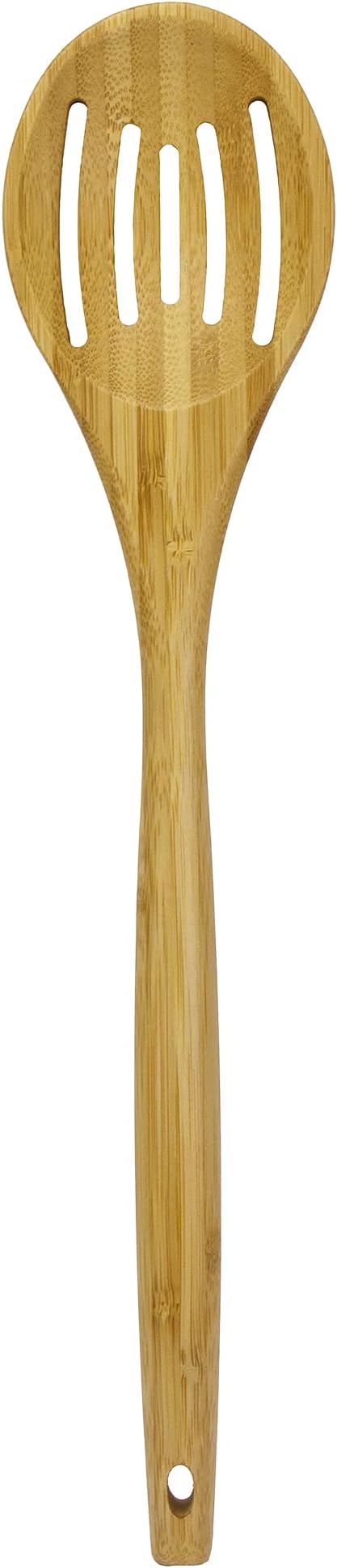 Amazon.com | Totally Bamboo Slotted Spoon Bamboo Cooking Utensil ...