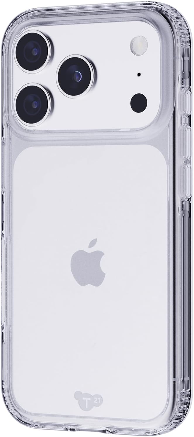 Tech21 EvoClear Case for iPhone 17 Pro – Clear | Slim Protective Case | Impact Protection | Wireless Charging Compatible - Image 5