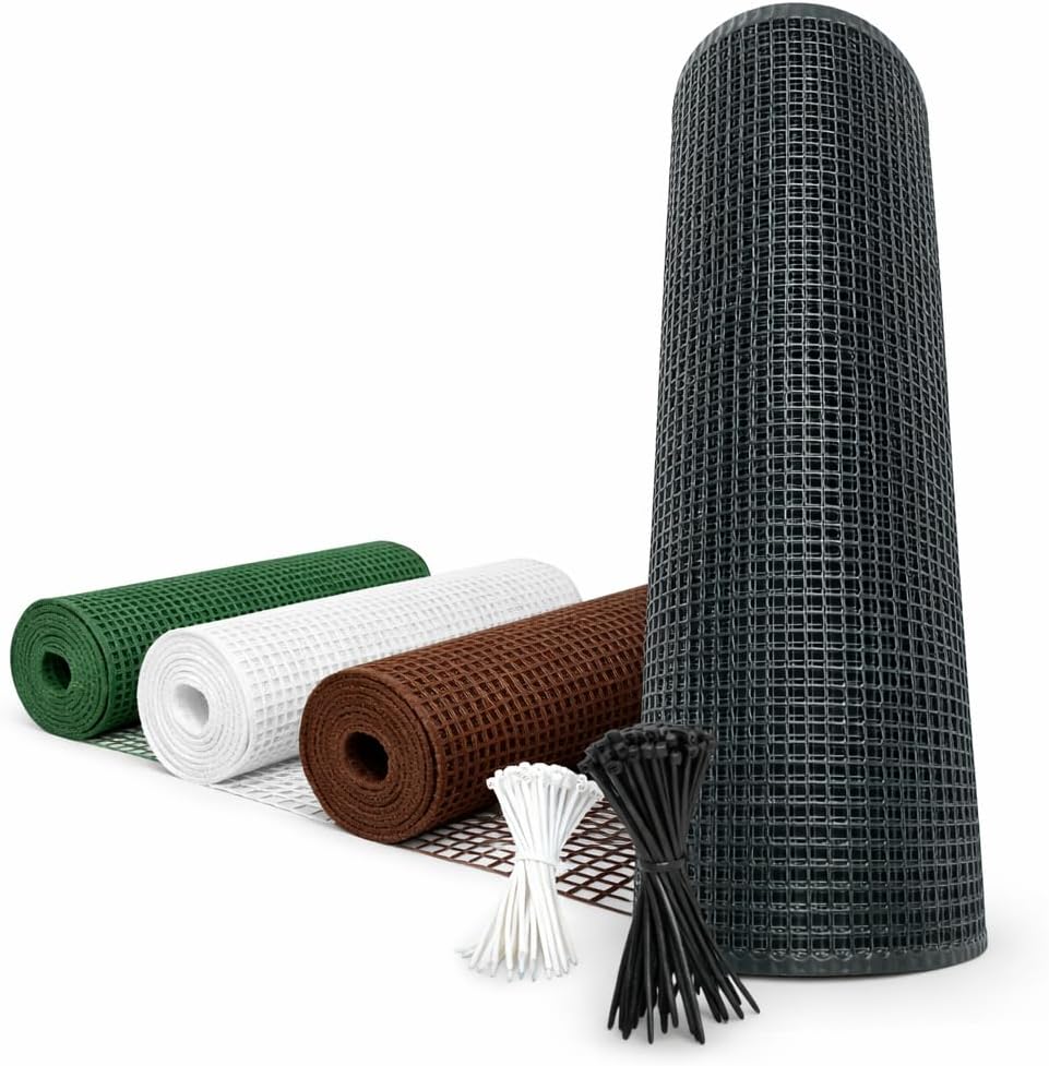 Rete Balcone Protettiva Grigia 1x5m con 100 Fascette