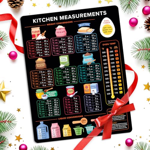 Comparison: Best Roaster Oven Cooking Chart 10 Levain & Co Kitchen Conversion Chart Magnet - Dark for Easier Cooking & Baking - Vintage Useful Gadgets - Cute Accessories - Cooking & Baking Accessories - Gifts for Bakers