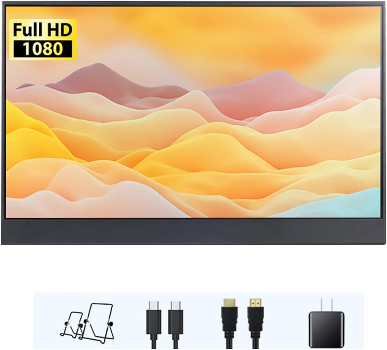 15inch Portable External Monitor, Laptop Directly