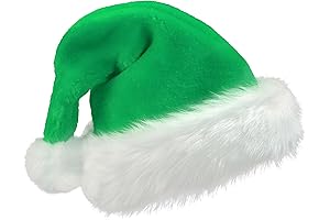 GlyinnHe Green Santa Hat for Adults