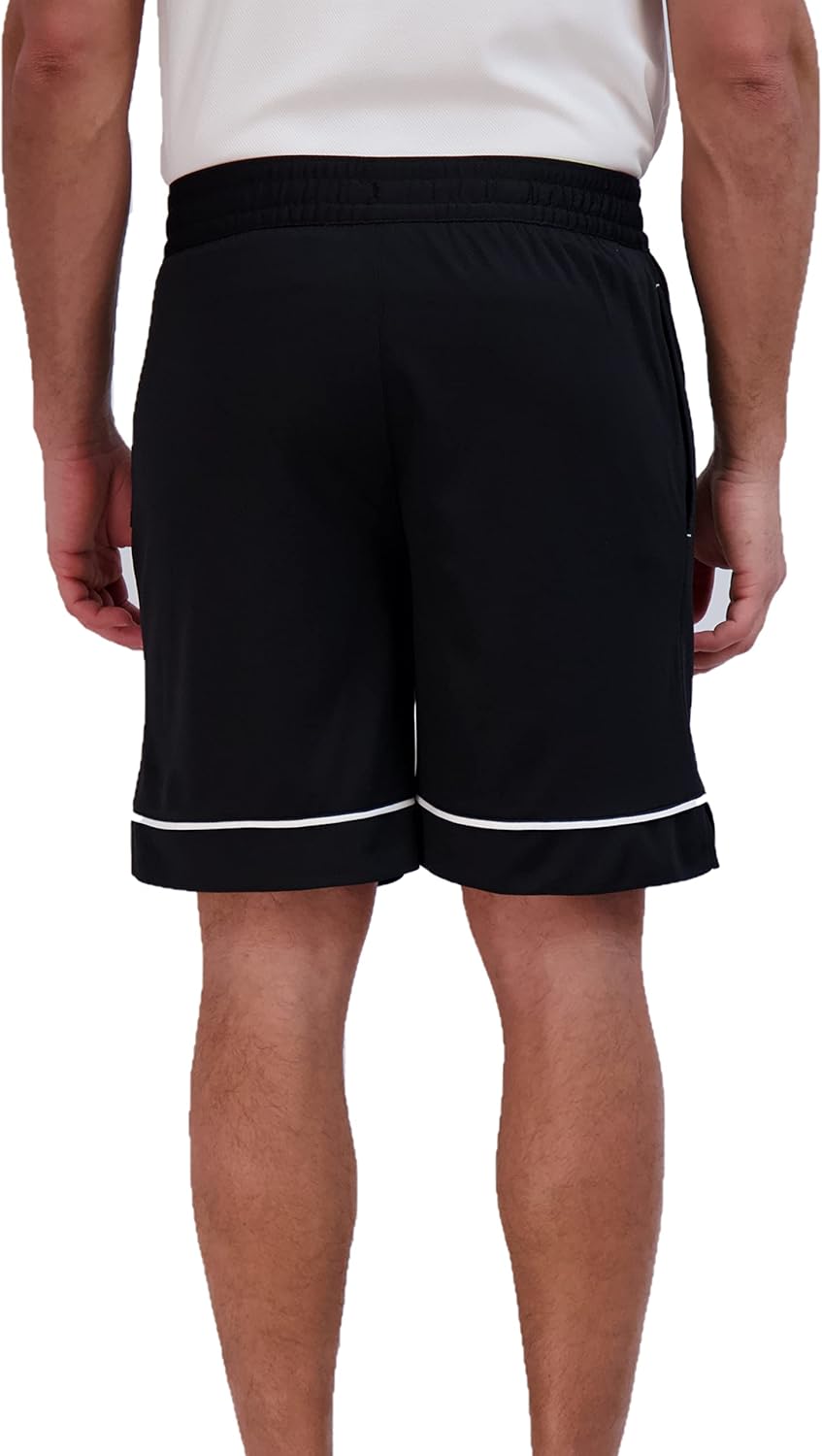 Russell Athletic Mens Dri-Power Heat Mesh Basketball Performance Short with 8" Inseam, Black, XL - Image 4