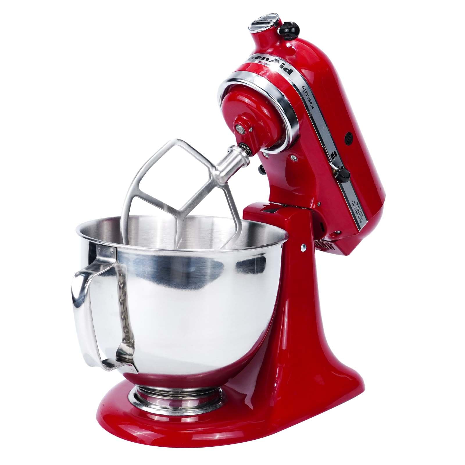 Bol mélangeur en acier inoxydable compatible avec les batteurs sur socle Kitchen Aid de 4,5 et 5 litres