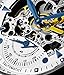 Stuhrling Original Mens Skeleton Automatic Dress Watch with Alligator Embossed Leather Strap Skeleton Dial