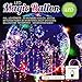 Produktbild LED Ballon Magic XL 50cm Luftballon Lichterkette Helium Weiß Deko Party