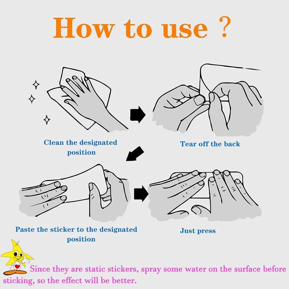 Car Cat Decal Crack Pet Stickers Window Clings Vinyl 2 PCS American Cat Funny Animal Auto Static Sticker DIY Gifts for Car Truck Home Decoration - Image 7