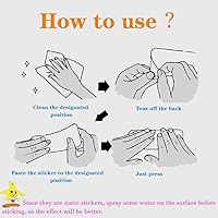 Vista 6 de Calcomanías para ventana de perro, calcomanías de animales, divertidas y realistas, 3D, impermeables, para auto, camión, vehículo, vidrio