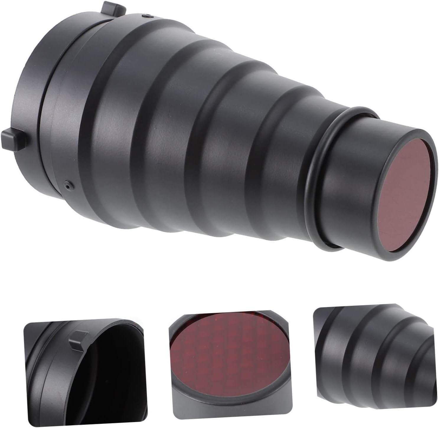 Light Tube for Camera Flash Professional Photography Accessories with Gels