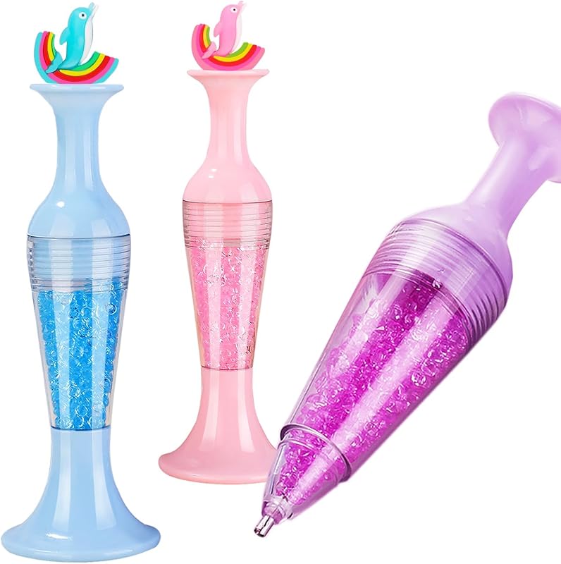3 PCS Diamond Art Pens, Flower Pot-Shaped Drill Pen Tools and Accessories | Diamond Painting Pen Tools with Metal Tips for Nail Art, Phone Cases and DIY Crafts.