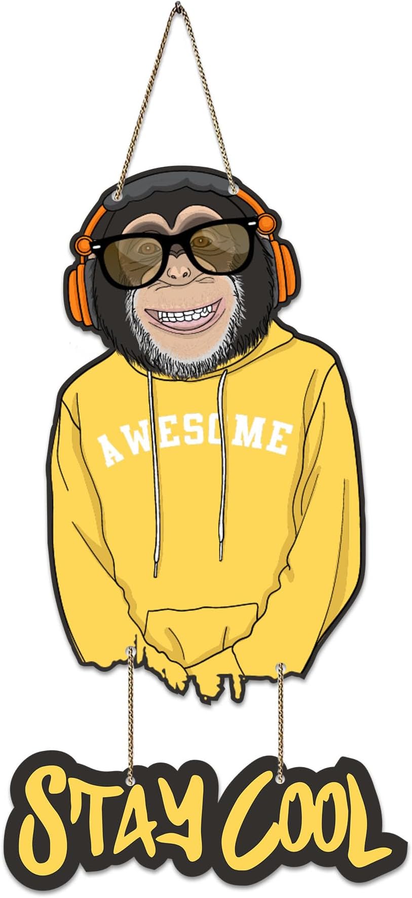 Artvibes Welcome Quote Decorative Wall Art MDF Wooden Wall Hanger for Living Room | Scenery | Gifts | Quotes Décor | Paintings | Wall Art For Hall | Wall Illustrations |Home Decore | (WH_5736N)