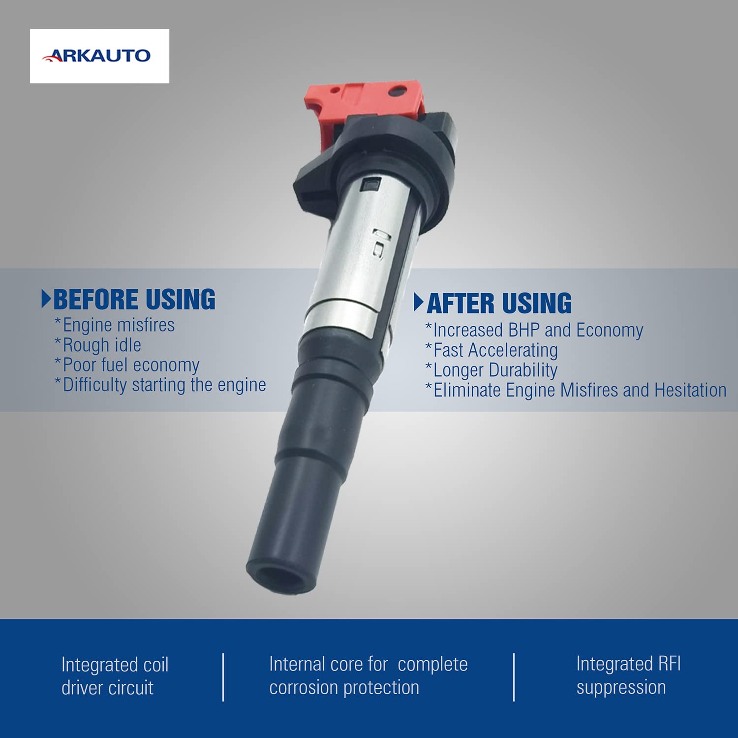 Amazon | ARKAUTO 高性能イグニッションコイル 4個パック Mini