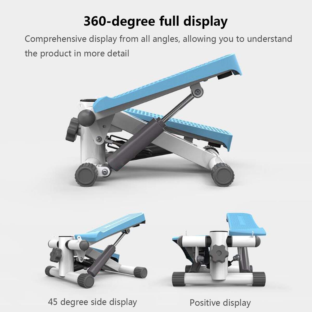 Mini Stepper Fitness Cardio Exercise Trainer Macchina Portatile Stepper per torcere Le Scale con Monitor LCD per Principianti e Professionisti