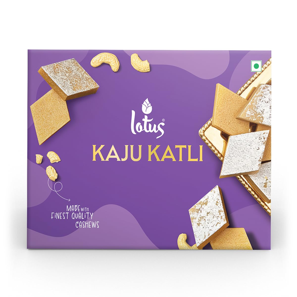 Lotus Kaju Katli Sweet 250g, Barfi Sweets, Indian Mithai Made with Cashew, Authentic Sweet, Pack of 1, Sweets Gift Pack, Diwali Gifts, Diwali Gift Pack for Family and Friends on Special Occasions, Diwali Gift Hampers (B0BSHBZFG3) Amazon Price History, Amazon Price Tracker