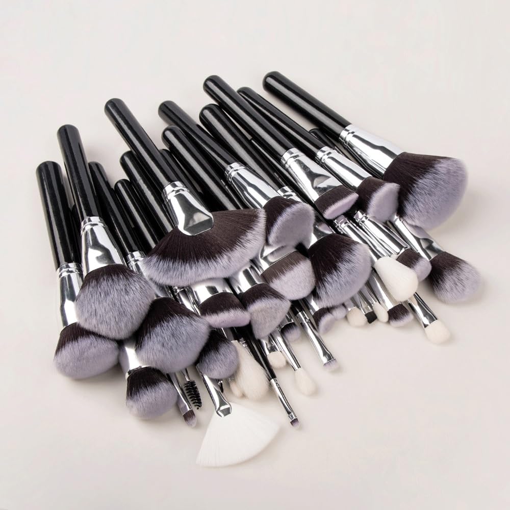 Pennello for Trucco Professionale for truccatore Set da 40 Pezzi Pennello for Cipria Pennello for Occhi Set Completo di Strumenti for Il Trucco