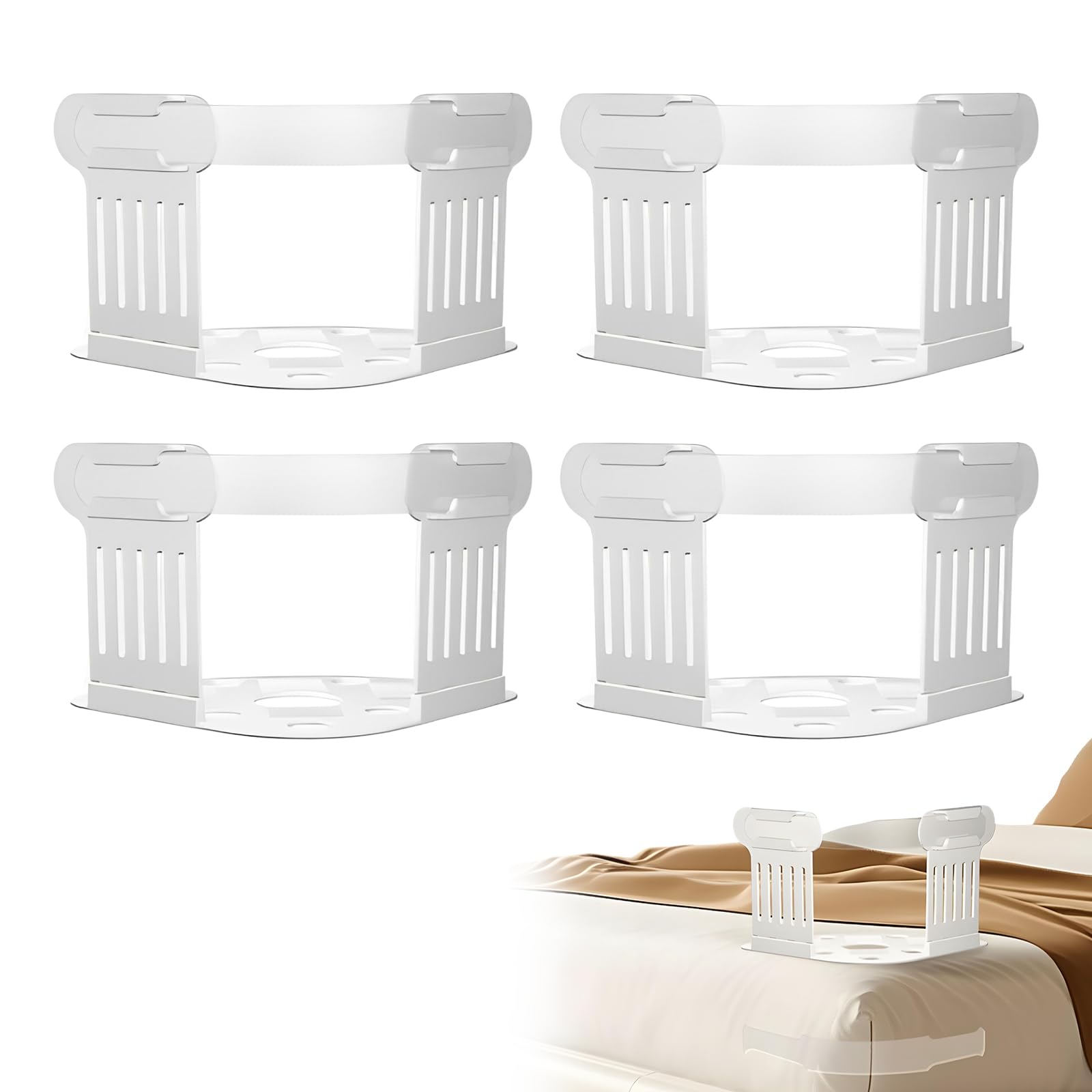 Di Clip Di Fissaggio Per Lenzuolo，Suuwwn 4PCS Morsetti angolari resistenti per lenzuola con sistema di blocco Clip Lenzuola Barella Per Lenzuolo Materasso Angoli Antiscivolo Per Lenzuolo