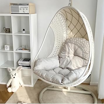 Swing Egg Chair Cushion Hanging Basket Chair Pads Thickened Hammock Chair Seat Cushion for Outdoor Patio Garden Hanging Basket Chair Seat